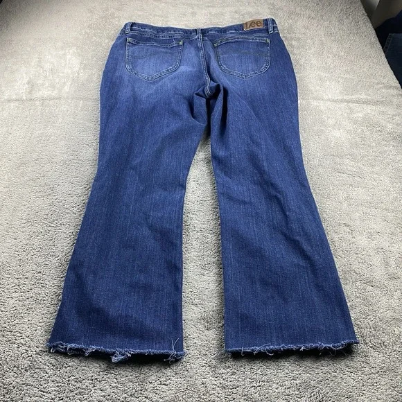 Lee Women's Dark Blue Boot Cut Jeans - Picture 10 of 12